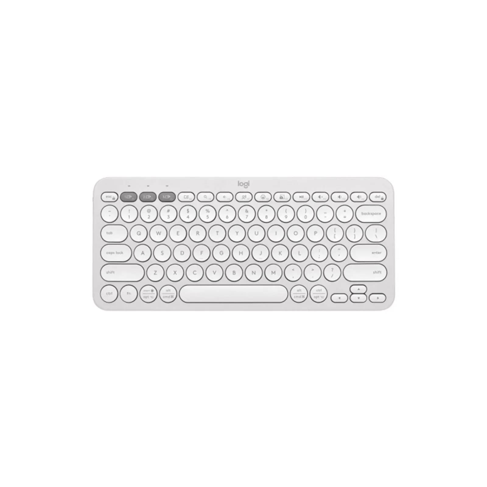 TECLADO LOGITECH PEBBLE 2 K380S BLUETOOTH/WIRELESS SP WHITE